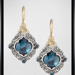 💙💙Konstantino Thalassa Sliver & 18k Blue Topaz💙💙